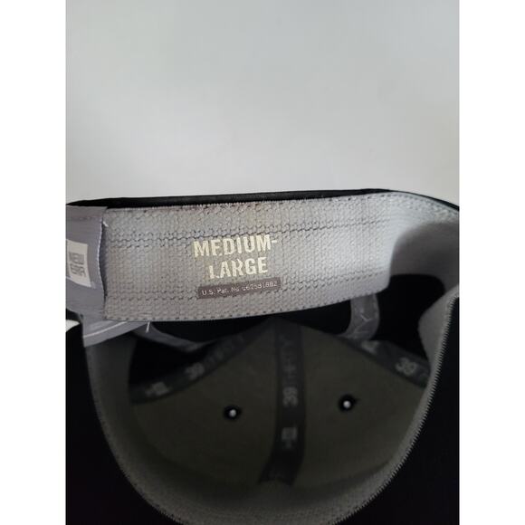 Colorado Rockies New Era 39Thirty Flex Fitted M-L Hat Cap Black - Picture 7 of 7